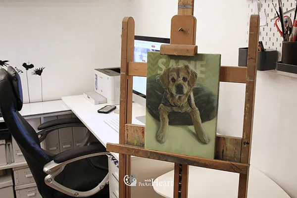 Art studio interior