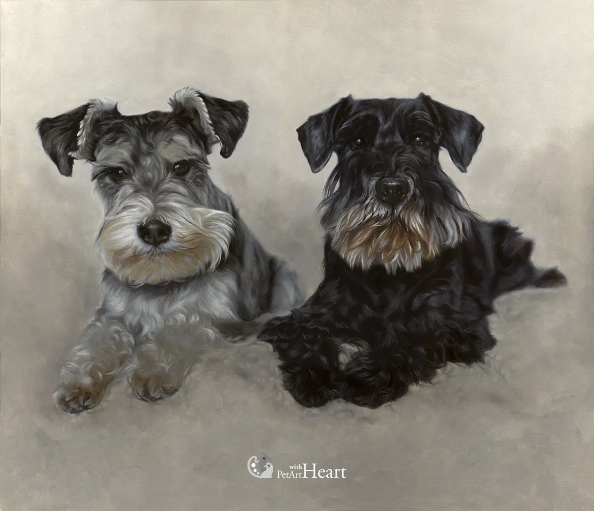 Dogs Dixie and Charlie